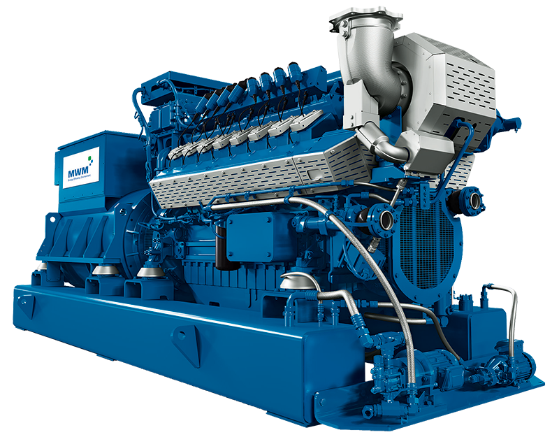Газопоршневая установка 1000 кВт TSS GE-Mw-1000LS CHP OG на двигателе MWM